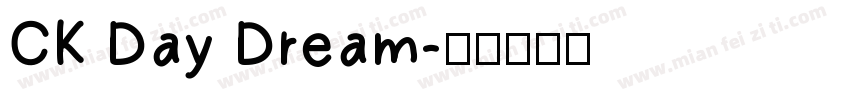 CK Day Dream字体转换